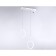 LED LED suspension with the Ambrella Light, Linetech, FL5272, LED, 38 W, 2850LUM, 3000-6400K, white color.