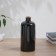 VAZA Ceramics Table "Alvaro" D-4 cm, 21x9 cm, black