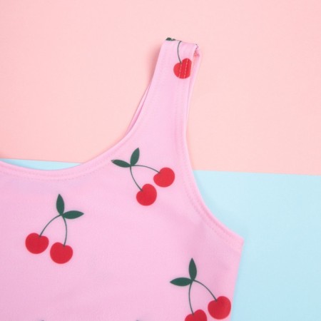 Children's swimsuit KAFTAN "Cherry", height 134-140 cm, pink-6