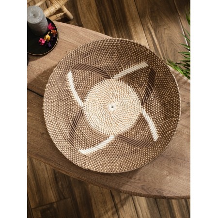 Decorative wicker rattan "Pister 1", 50x50x5 cm-2