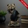 Standing for the bottle "Bear" bronze 15x16x25cm