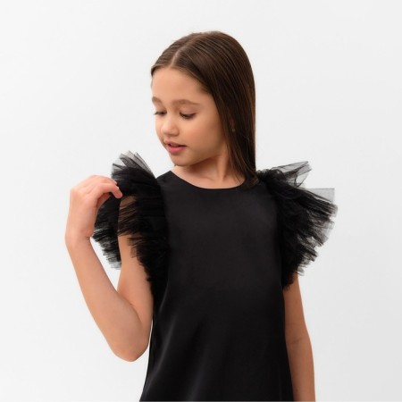 New Year. Dress Children's Minaku: Partydress color black, height 152-10