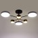 Chandelier 86507/6 LED 63W 3000-6000K Black-gold 72x72x23 cm Bayerlux