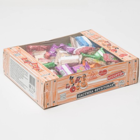 Pastil "Pastilushka" Assorted: apple, pear, peach, cherry, melon, orange, barberry, 2 kg