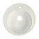 Sin for a kitchen made of stone Zein 3/G31, D = 510 mm, round, overflow, white matte