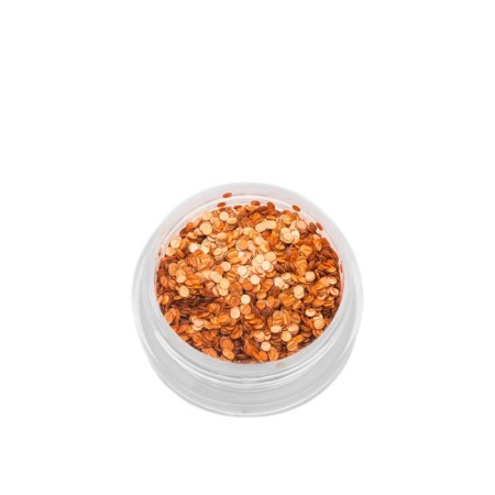 Sequins for the decor Pole "Cat Eye", No. 1 Orange