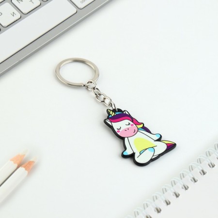 Acrylic keychain "Unicorn", 7.2 x 14 cm-3