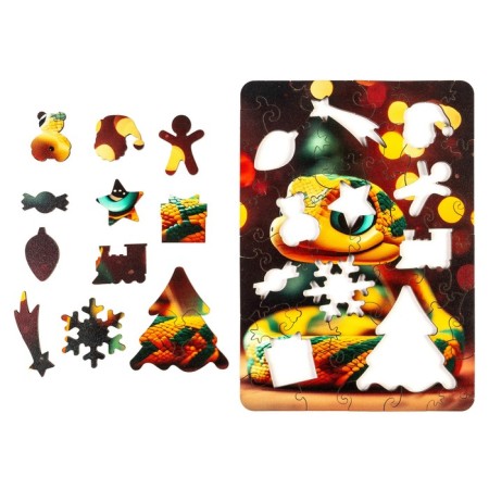 Puzzle "Snake Baby", A5, 51 children.-2