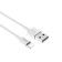 Hoco X23, Lightning cable - usb, 2 a, 1 m, tpe braid, white