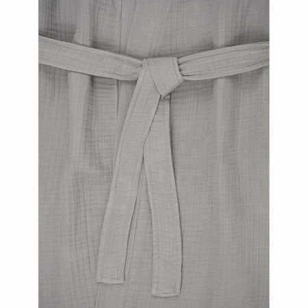 Essential robe, multilayer muslin, size m, color gray color-10