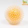 Dog toy "Ball tennis 2 in 1", tpr+vinyl, 9.5 cm, transparent/yellow