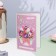 Postcard "March 8! Topla and inspiration!" Lilac background, 12.5x19.5 cm