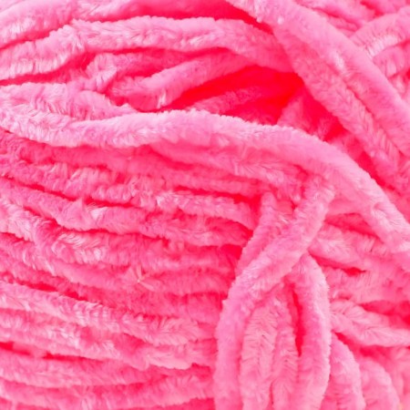 Yarn "Velour" 100% micropoliester 170m/100g (860 yoke pink)-2
