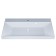 Snow -out sink Uperwood Classic, 80 cm, matte, rectangular