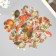 Stickers for creativity PLC PVC "Forest Mushrooms" set 60 pcs 10x14 cm