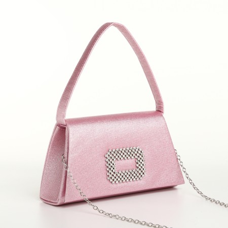 Female bag on a magnet, pink color-2