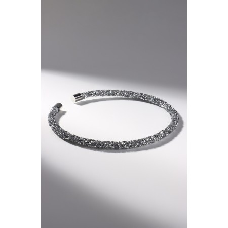 The necklace "chantal", the color is silver, 30 cm-1