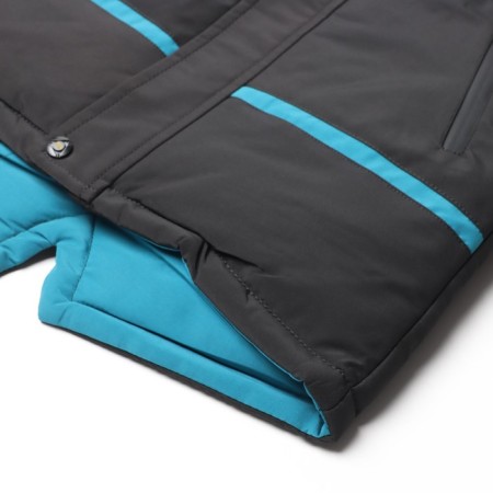 Winter jacket for boys, black color, height 122 cm-3