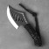 Tourist hatchet in the braid, black, 24cm, 250 g