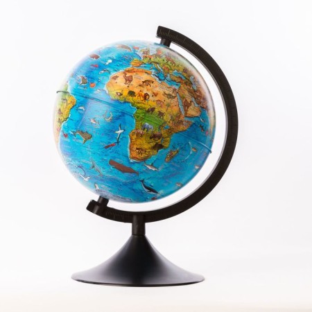 Zoogeographic (children's), “Classic”, diameter 210 mm