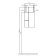 Cabinet hinged Aquaton Michelle, color of oak endgrane, white color