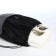 Bag for shoes on the lace, black color