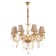 Palermo chandelier 8he14 25W cognac 72x72x60-90 cm Bayerlux