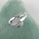 Avocado's needle-ring, 5 × 4.5 × 4 cm, green color