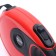 Diil roulette, 8 m, up to 50 kg, tape, rubberized pen, red with black