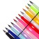 A set of pencils, 12 colors, eternal, rubber decor, calligrata