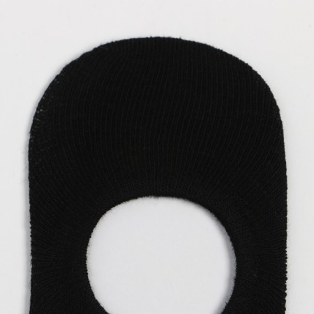Invisible socks female, black color, size 36-40-2