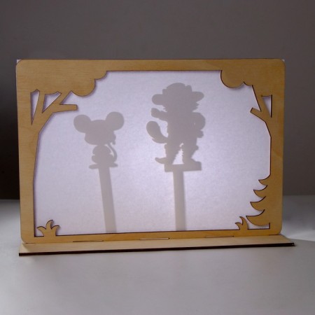The shadow theater based on the fairy tale S. Perrault "Cat in Boots"-5