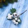 Decor "Winter Dreams" Berries precious stones ball, 16 cm