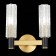 Sconces st. SL1238.301.02. Casali. 2x40 watts, E14, 23x24.7 cm, brass color