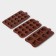 A set of chocolate for chocolate "Assorted", 3 pcs, silicone