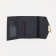 Women's wallet on the button, black color