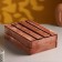 Wooden box 30 × 20 × 10 cm Gift with a rack cover, brave
