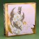 New Year's candles in a glass "Magic Dragon", a set of 4 pcs., Lavender