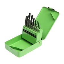 A set of drills and tumor tundra, 2.5 - 10.2 mm and m3 - M12, 15 items