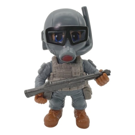 FUNKY TOYS figure "Special Forces", in gray-green uniform, 8 cm, mix-7