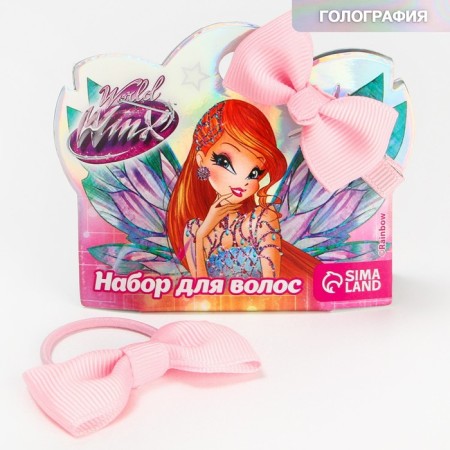Hair accessories, elastic band and hairpin, Winx mix-6