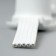 Girlyanda "Bels Light" 50 m, IP65, 5W, white rubber thread, step 15 cm, E27 (without lamps), 220 V