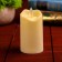 Candle LED "Flame", burns yellow, MIX's colors