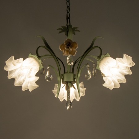 Lyana chandelier 3he27 40w green 45x45x40-90 cm Bayerlux-3