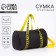 Sports bag Danger with zipper, black color