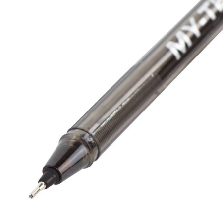 Handle Ball oil Pensan My-Tech, node-bela 0.7 mm, black ink black-1