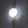 Bra "Nova" LED 3000K-6000K gold 52x16.5x16.5cm