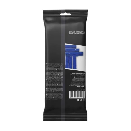 Disposable razor Toptech2, 2 blades, 5 pcs-1