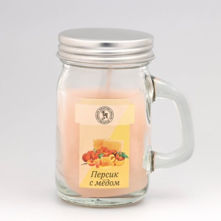 Aromatic candle in the bank "Persian with honey", 7.2 x 8.5 cm, 190 g-4
