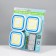 Nightlight with LET LED FDD (set of 3 lamps and remote control) 3xaa 3x20x23 cm Risalux